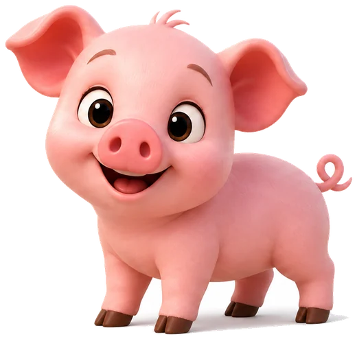 Rosie, the bouncy piglet