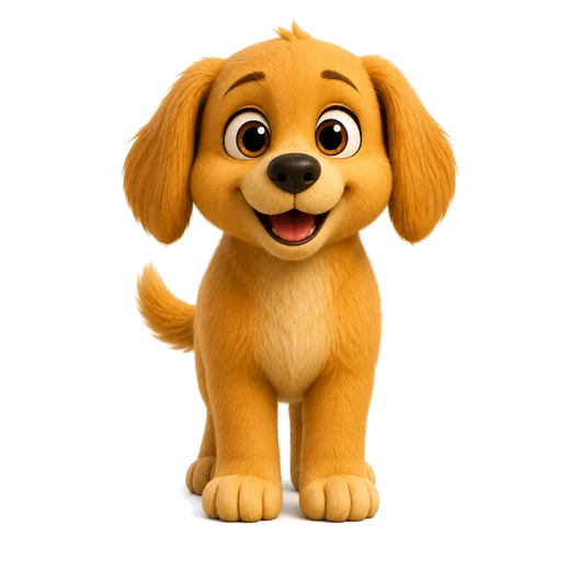 Storm, der mutige welpe aus Tibino Kids